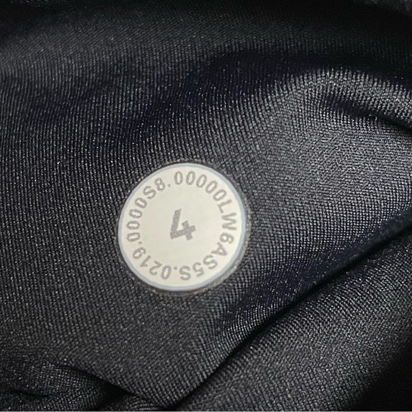 Lululemon Fast & Free Crop II *Nulux 19" Black Womens Size 4 Leggings Tights Gym - Picture 11 of 14